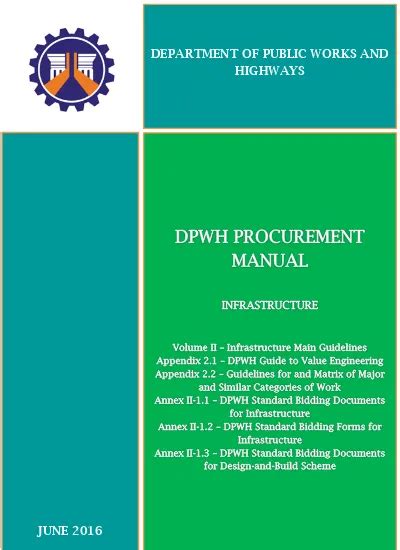 dpwh advertisement goods|VOLUME 2 Manual of Procedures for the Procurement of Goods.